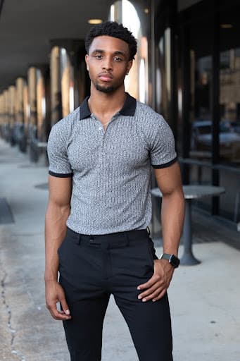 Kobe Michael standing outside